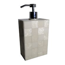 SABONETEIRA GIULI DE ACRÍLICO BEGE