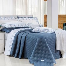 Colcha Priore Super King Azul Marinho