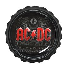 ABRIDOR DE GARRAFAS AC/DC PRETO COM IMÃ