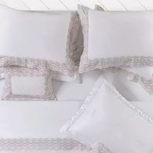 JOGO DE LENÇOL KING ANTONINI 600FIOS BRANCO E LEGNO 280X280CM