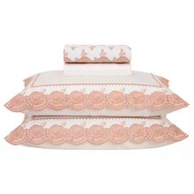 JOGO DE LENÇOL PALAZZO REALE KING BRANCO E DUNA 280X300CM