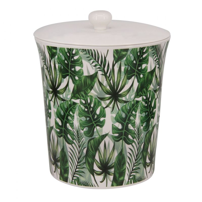 LIXO-DE-CERAMICA-COM-TAMPA-ESTAMPADO-FOLHAS-20X20X22CM