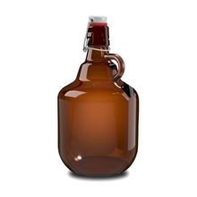 GARRAFA GROWLER DE VIDRO PARA CERVEJA COM TAMPA