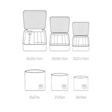 Kit Organizador De Malas De 6 Peças Azul Marinho