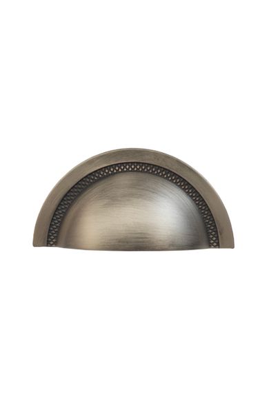 Puxador Shell 64mm 889 Niquel Velho