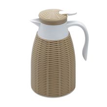 Garrafa Térmica Com Rattan De Plástico Bege Tress 1l