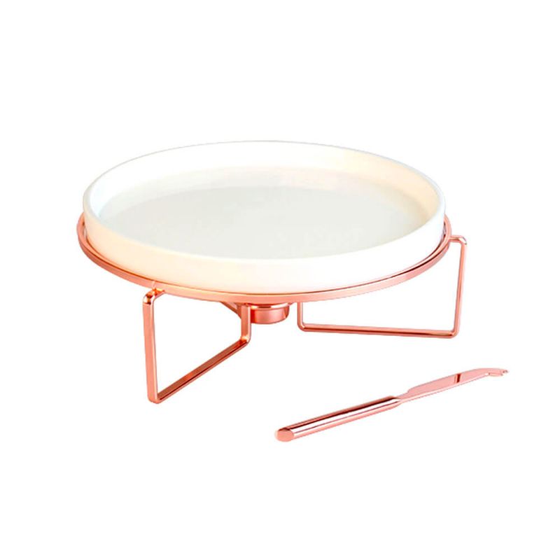 Rechaud-Para-Queijo-Brie-Rose-Com-Faca-Em-Ceramica-278cm