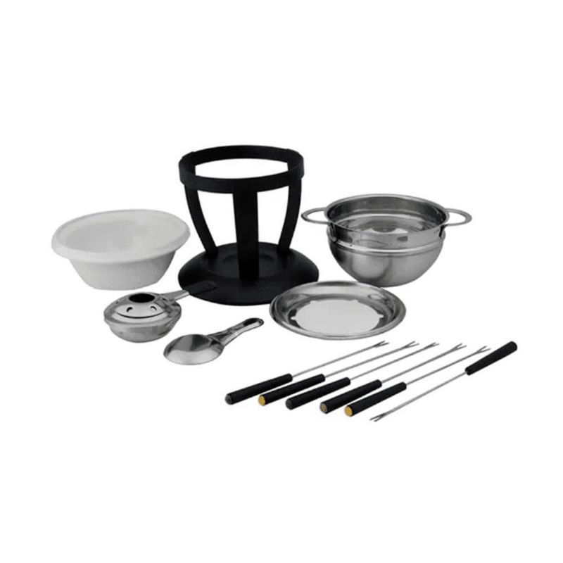 Jogo-De-Fondue-Em-Aco-Inox-E-Ceramica-11-Pecas-L23p20xa223cm