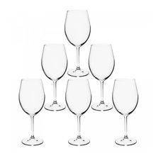 Jogo De 6 Tacas Para Água Anna Transparente Em Cristal Eco 580ml