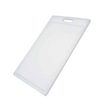 Tábua De Corte Para Alimentos Polipropileno Branco 42 X 29cm