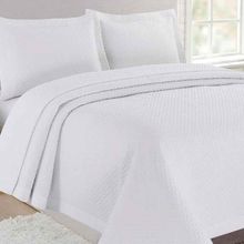 Kit Colcha Casal Slick Viena Branco 2,2x2,4m