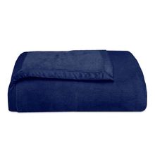 Cobertor Casal Azul Marinho 180x220 Soft Premium
