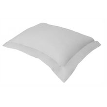 Fronha Avulsa Com Aba Prata 200 Fios 50cmx70cm