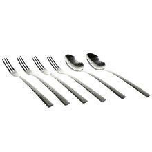 Conjunto Com 2 Colheres E 4 Garfos Para Aperitivo