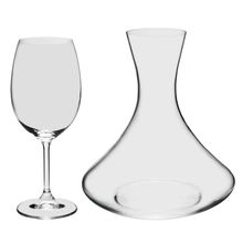Conjunto Decanter 1,5l Com 2 Taças 450ml