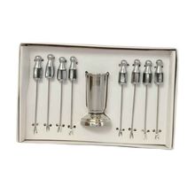 Conjunto Para Petiscos De Metal E Mop