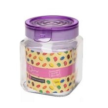 Pote Hermético De Vidro Quadrado 1l Lavanda Oxford Daily