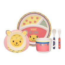 Conjunto De Refeição Infantil Me Lhama 5 Peças