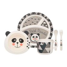 Conjunto De Refeição Infantil Panda 5 Peças