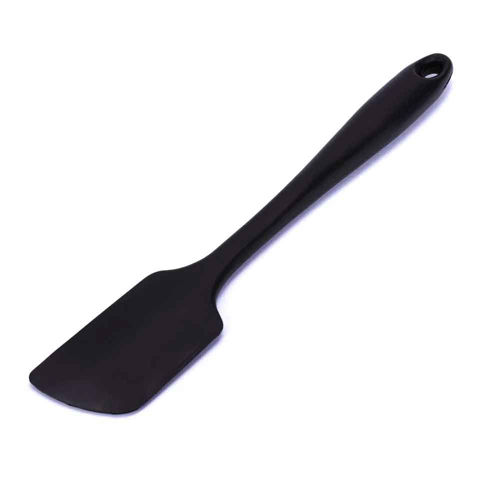 Espatula Reta Silicone Preto 28cm