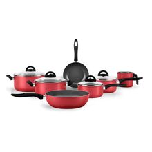 Conjunto De Panelas Chilli Cereja 7 Peças