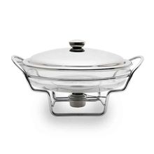Rechaud Plátanos C/ Assadeira Ø26cm Com Tampa Brinox
