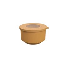 Pote Hoop 500ml 12,4x13,2x7,2cm Amarelo Quente Coza