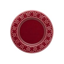 Pratos De Sobremesa 20cm Com Relevo Mendi Corvina 6 Peças