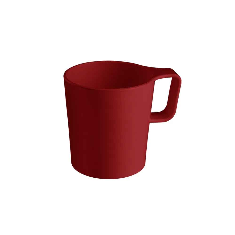 Caneca Casual Empilhavel 125ml Vermelha Polipropileno