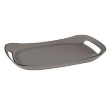 Bandeja Cozy Multiuso Cinza 46cm Polipropileno