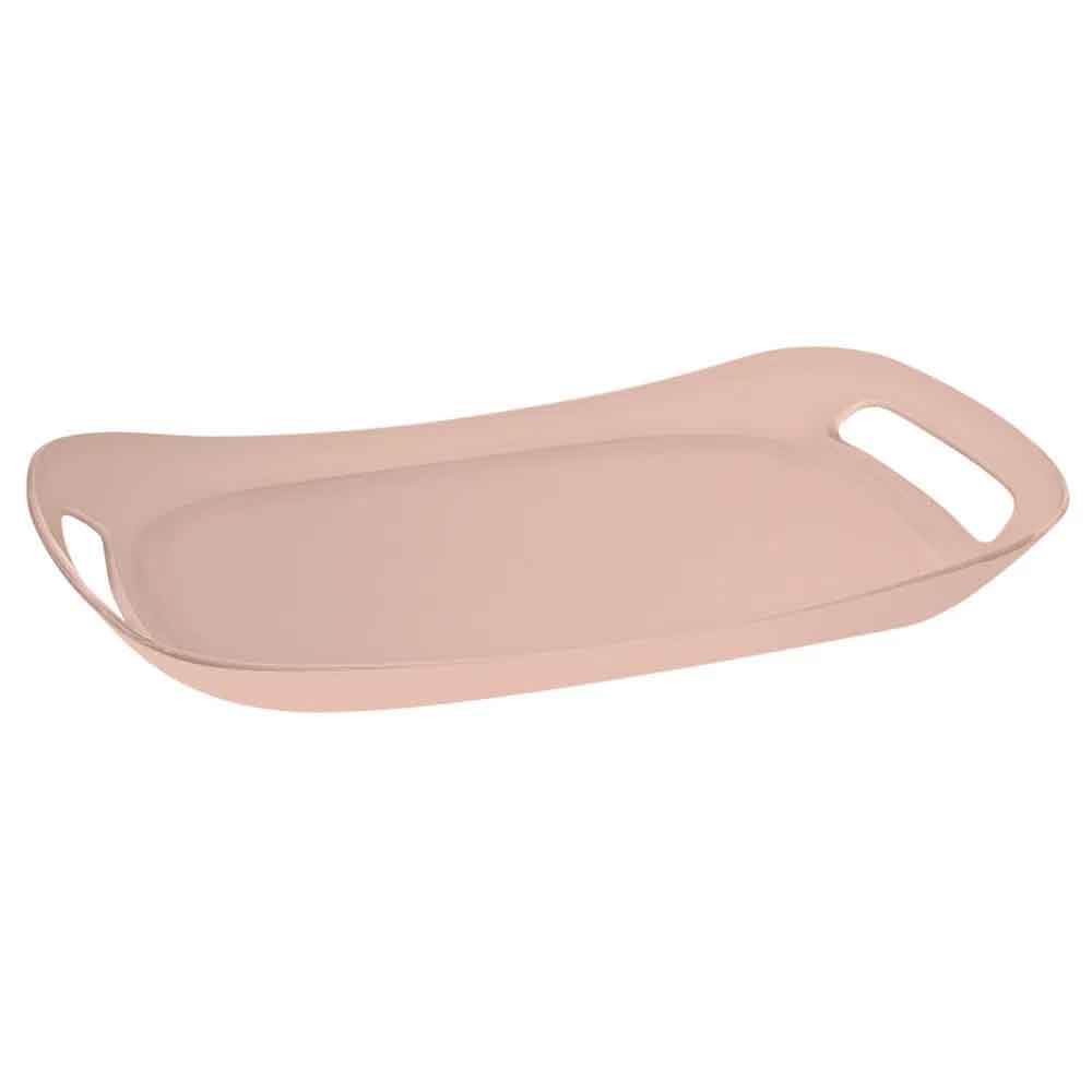 Bandeja Cozy Multiuso Rosa Blush 46cm Polipropileno