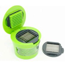 Picador E Fatiador De Alho Com 2 Lâminas E Coletor