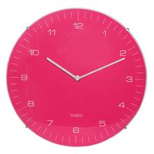 Relógio De Parede Neon Pink De Plástico Ø33cm