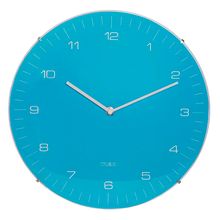 Relógio De Parede Neon Azul De Plástico Ø33cm