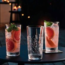 Jogo De 6 Copos Long Drink Stone 490ml Em Vidro Transparente