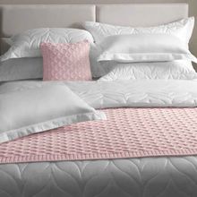 Colcha King Grasso 290x250cm Branca 300 Fios Trussardi