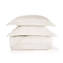 Jogo De Colcha King Belluzzi 600 Fios 290x250cm Branco Trussardi
