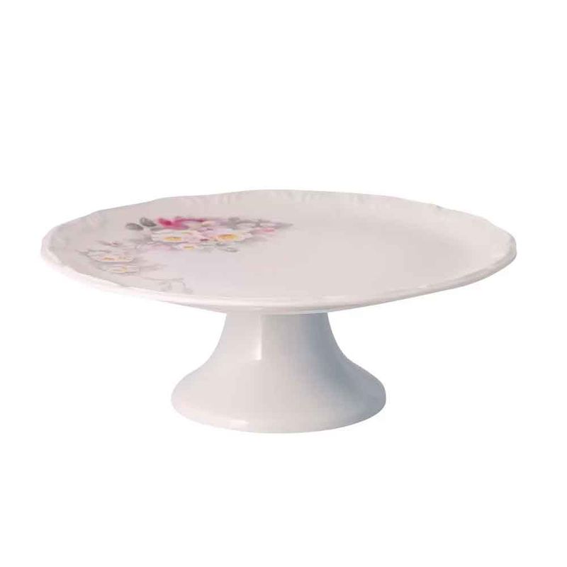 Prato-Para-Bolo-Com-Base-Eterna-27cm-Schmidt