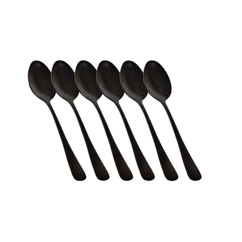 COLHER-DE-CHA-ELITE-COR-PRETA-6-PECAS