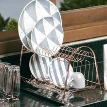 Escorredor Max Duplo Rose Gold