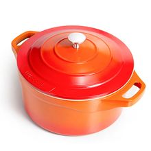 Caçarola Le Cook 28cm 7,2L Com Pegadores De Silicone LC1804