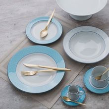 Jogo de Pratos Rasos Maitê Em Porcelana Schmidt 6 Peças