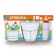 Kit Para Pia Branco Aramado 3 Peças Arthi