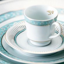 Jogo de 6 Xícaras de Café Audrey Com Pires