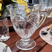 Jarra Palm Tree Clear Transparente de Vidro 1 Litro Class Home