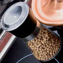 Moedor de Sal e Pimenta 13cm Moinho em Cerâmica e Corpo de Vidro Weck