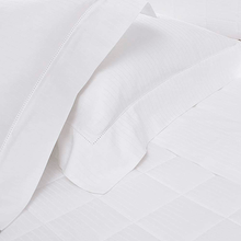 Jogo De Lençol King Damask Stripes Branco