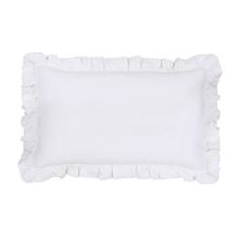 Capa Para Almofada Marquesa Em Jacquard Branco 42x60cm