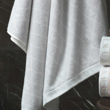 Toalha Banhão Trussardi Jacquard Fio Tinto Speciale Gelo