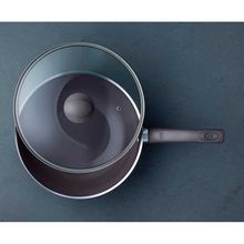 Panela Wok Com Tampa Optima Camurça Ø28x8cm 3,4l